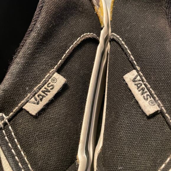 Vans Asher Sunflower Checkered Slip On Shoes Womens 8 Canvas Sneakers Indie - Picture 4 of 12